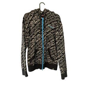 Quiksilver Men’s Graphic Zip-Up Hoodie – JP Size M, US S